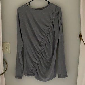 Zella Long Sleeve Shirt Grey Used Great Condition!